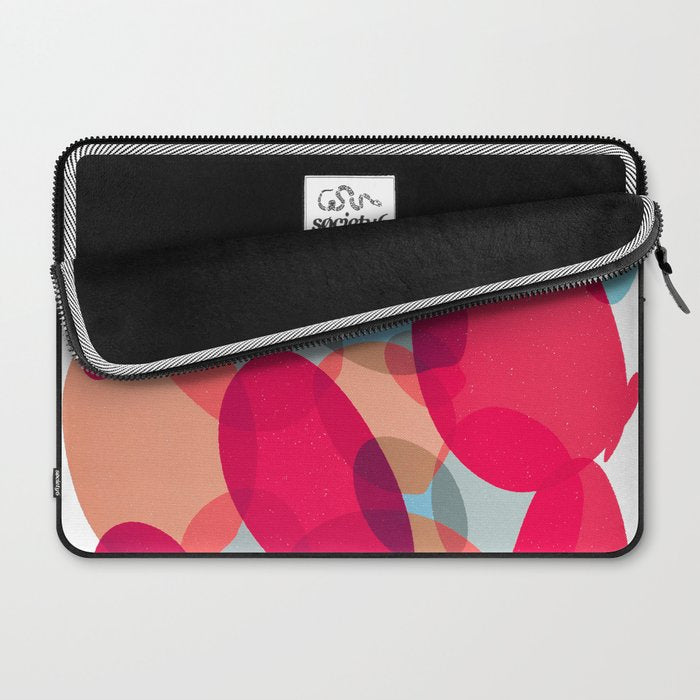 Abstract Soft Shapes #6 Laptop Sleeve Gallery Image 2