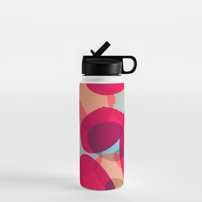 Abstract Soft Shapes #6 Water Bottle Gallery Image 1
