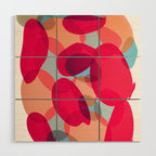 Abstract Soft Shapes #6 Wood Wall Art Gallery Image 1