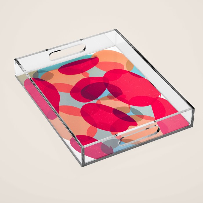 Abstract Soft Shapes #6 Acrylic Tray Gallery Image 1