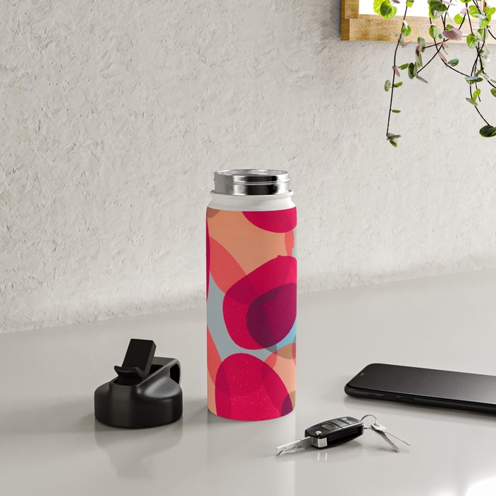 Abstract Soft Shapes #6 Water Bottle Gallery Image 4