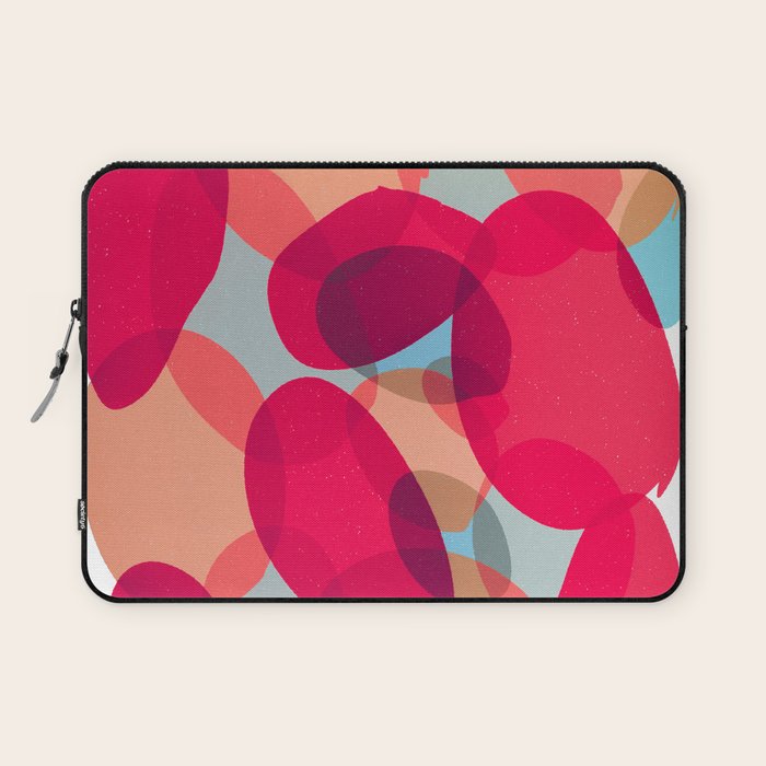 Abstract Soft Shapes #6 Laptop Sleeve Gallery Image 1