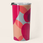 Abstract Soft Shapes #6 Travel Mug Gallery Image 3
