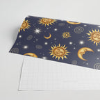 Vintage Celestial Mood Wrapping Paper Gallery Image 2