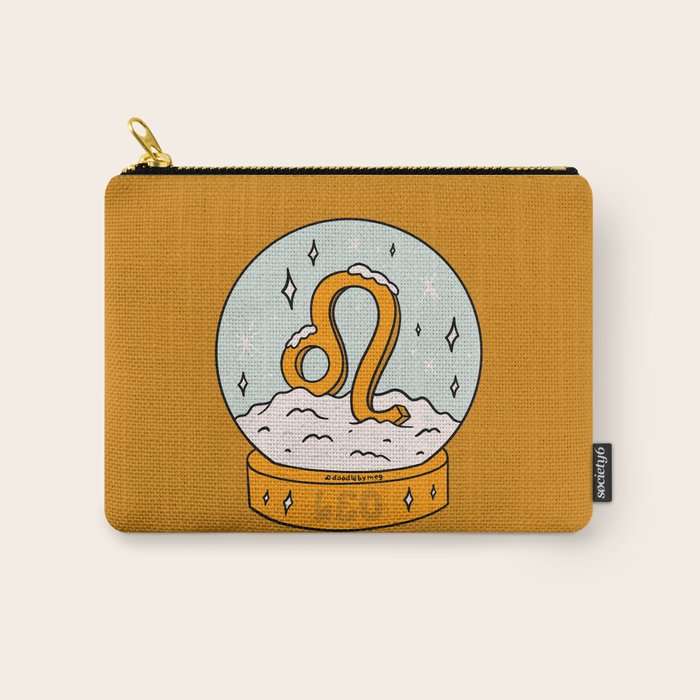 Leo Snow Globe Carry All Pouch Gallery Image 1