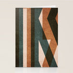 ABSTRACT ALPHABET / Decorative K Stationery Card Gallery Image 2