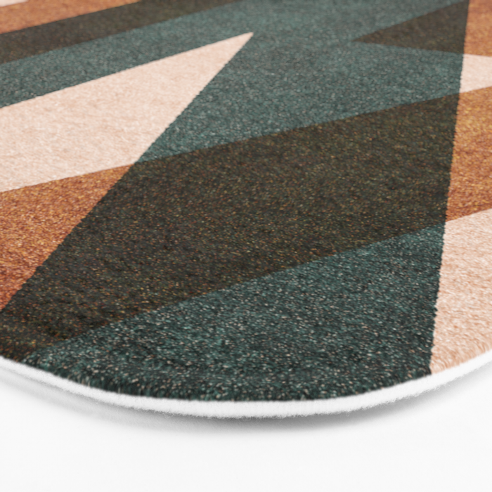 ABSTRACT ALPHABET / Decorative K Bath Mat Gallery Image 3