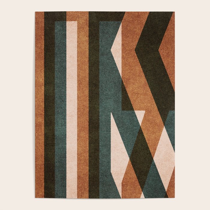 ABSTRACT ALPHABET / Decorative K Poster Gallery Image 4
