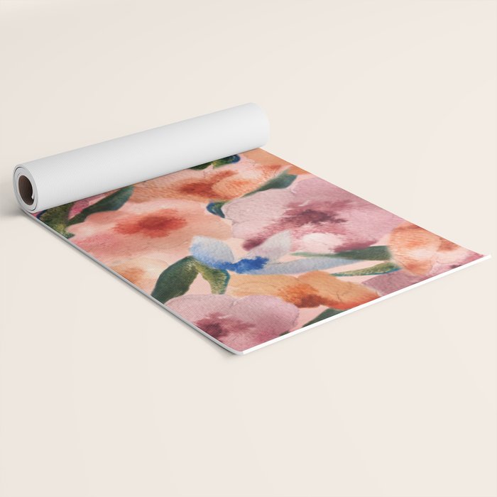 Water Floral Yoga Mat Gallery Image 2
