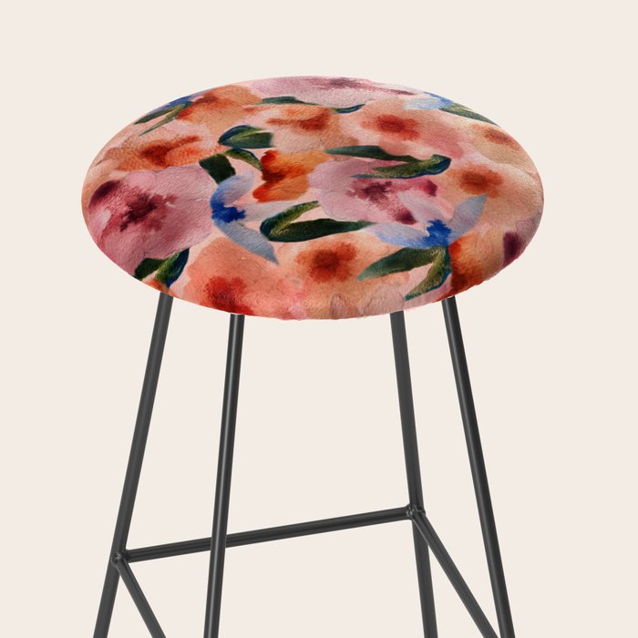 Water Floral Stool Gallery Image 2