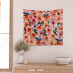 Water Floral Wall Tapestry Gallery Image 2