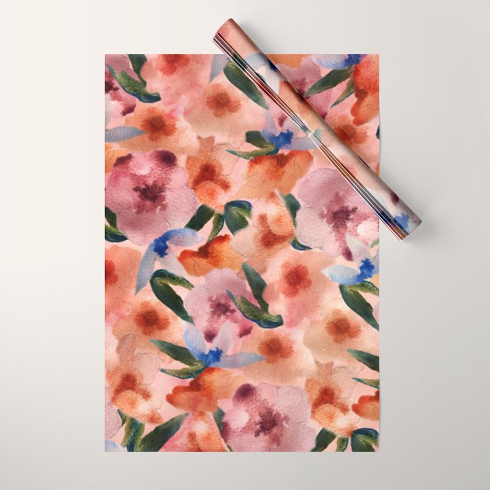 Water Floral Wrapping Paper Gallery Image 1