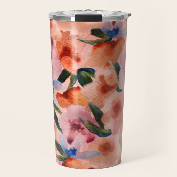 Water Floral Travel Mug Gallery Image 1