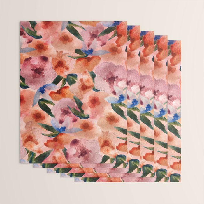 Water Floral Wrapping Paper Gallery Image 3