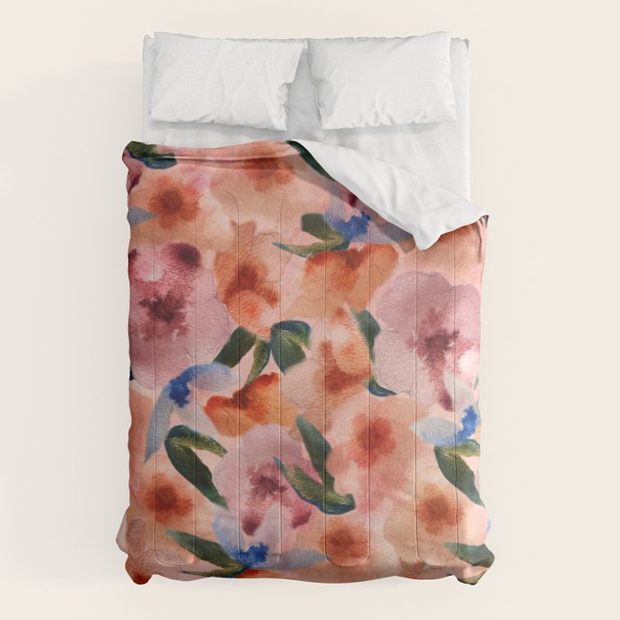 Water Floral Comforter Gallery Image 1