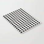 Clovers I Black and White Botanical Pattern Notebook Gallery Image 2