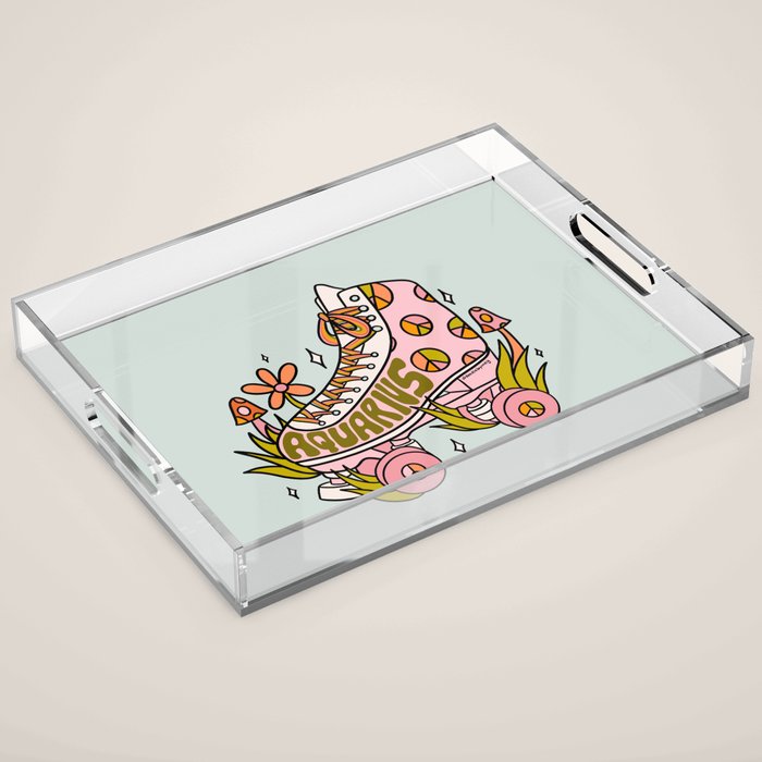 Aquarius Roller Skate Acrylic Tray Gallery Image 1
