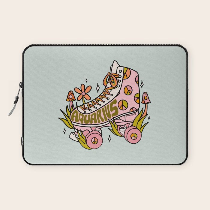 Aquarius Roller Skate Laptop Sleeve Gallery Image 1