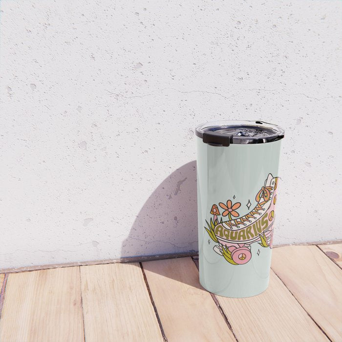 Aquarius Roller Skate Travel Mug Gallery Image 4
