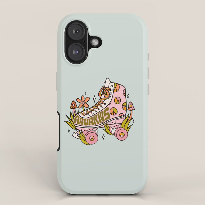 Aquarius Roller Skate iPhone Case Gallery Image 1