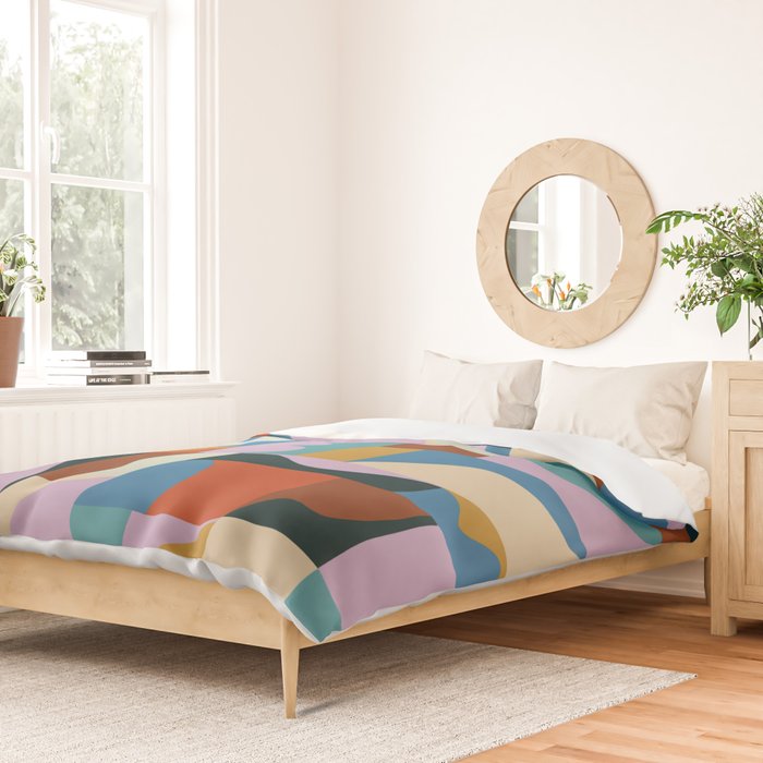 Abstract mosaic Duvet Cover Gallery Image 2