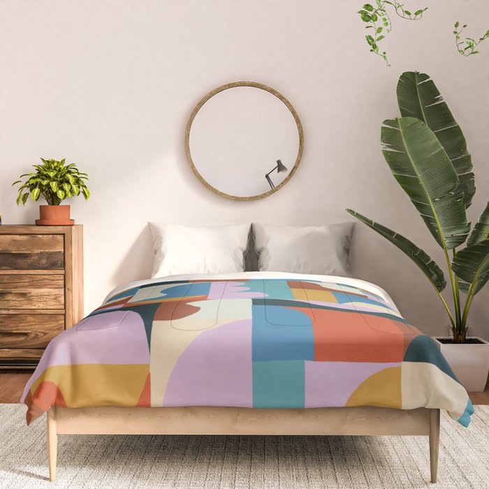 Abstract mosaic Comforter Gallery Image 3