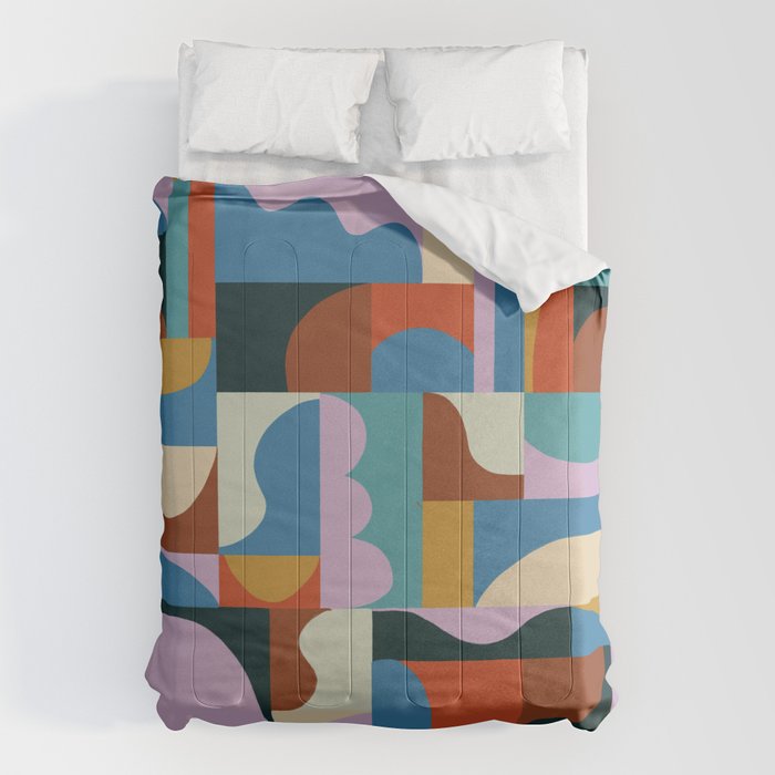 Abstract mosaic Comforter Gallery Image 6