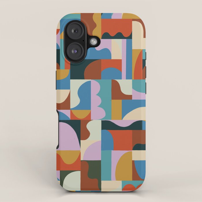 Abstract mosaic iPhone Case Gallery Image 1