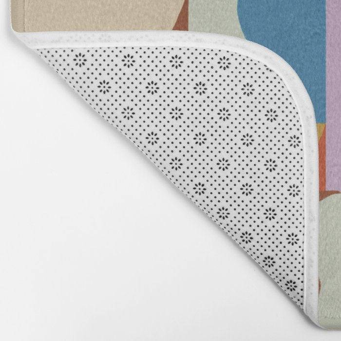 Abstract mosaic Bath Mat Gallery Image 2