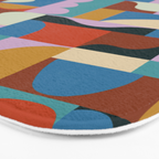 Abstract mosaic Bath Mat Gallery Image 3