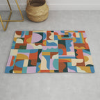 Abstract mosaic Rug Gallery Image 1