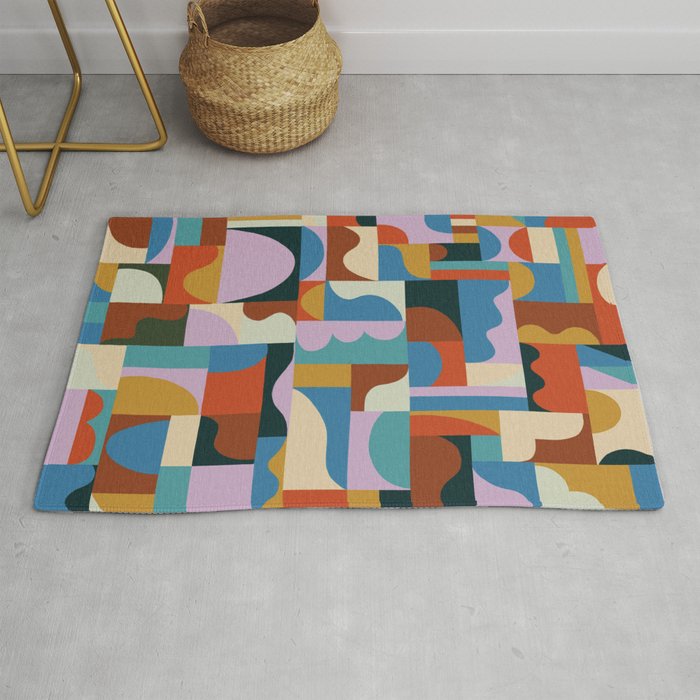 Abstract mosaic Rug Gallery Image 1