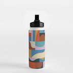 Abstract mosaic Water Bottle Gallery Image 2