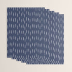 Boho Prints, Raindrops, Indigo Blue, Minimalism, Abstract Art Wrapping Paper Gallery Image 3
