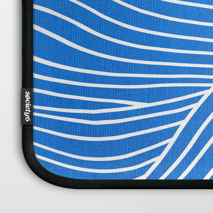 French Blue Ocean Waves Laptop Sleeve Gallery Image 3