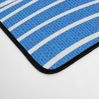 French Blue Ocean Waves Desk Mat Gallery Image 4