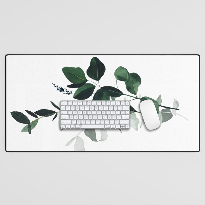 Botany Leaves ~Watercolor Desk Mat Gallery Image 1