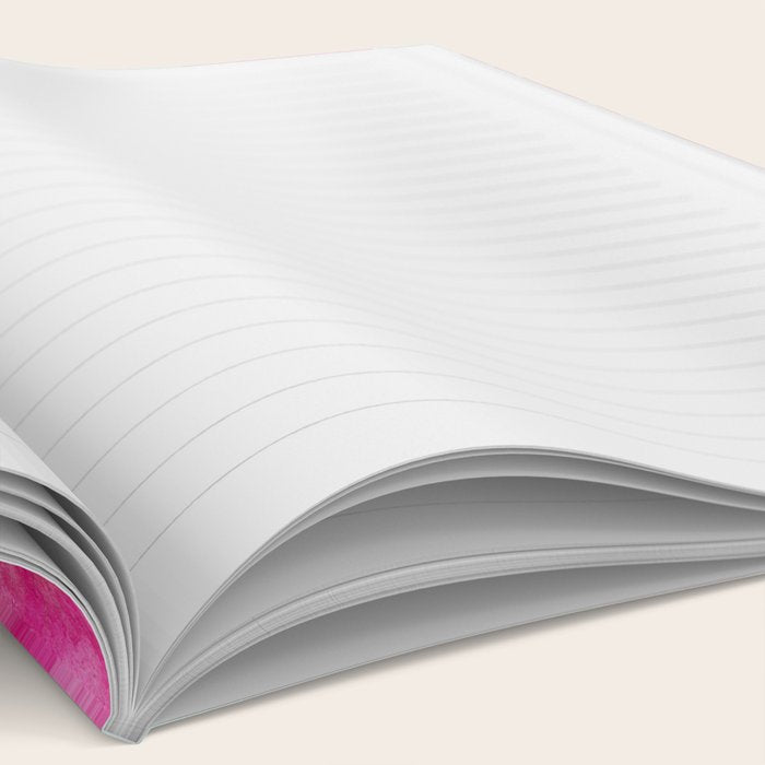 Sacred Lotus - Magenta Blossom with Turquoise Wash Notebook Gallery Image 2