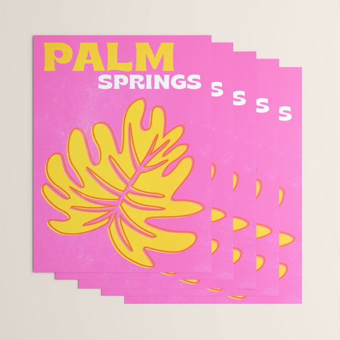 Palm Springs: Vintage Travel Colour Series 06 Wrapping Paper Gallery Image 3