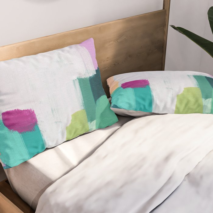 Abstract Oil Painting No. 89 Pillow Sham Gallery Image 2