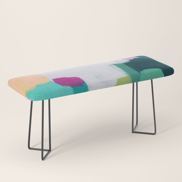 Abstract Oil Painting No. 89 Bench Gallery Image 1