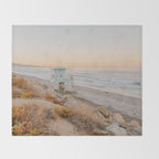 no lifeguard lxix / san diego, california Throw Blanket Gallery Image 2