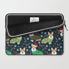 Corgi christmas sweater ugly sweater party with welsh corgis dog lovers dream christmas Laptop Sleeve Gallery Image 2