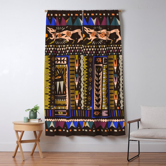 Wolf and The Rabbit Window Curtain Gallery Image 5