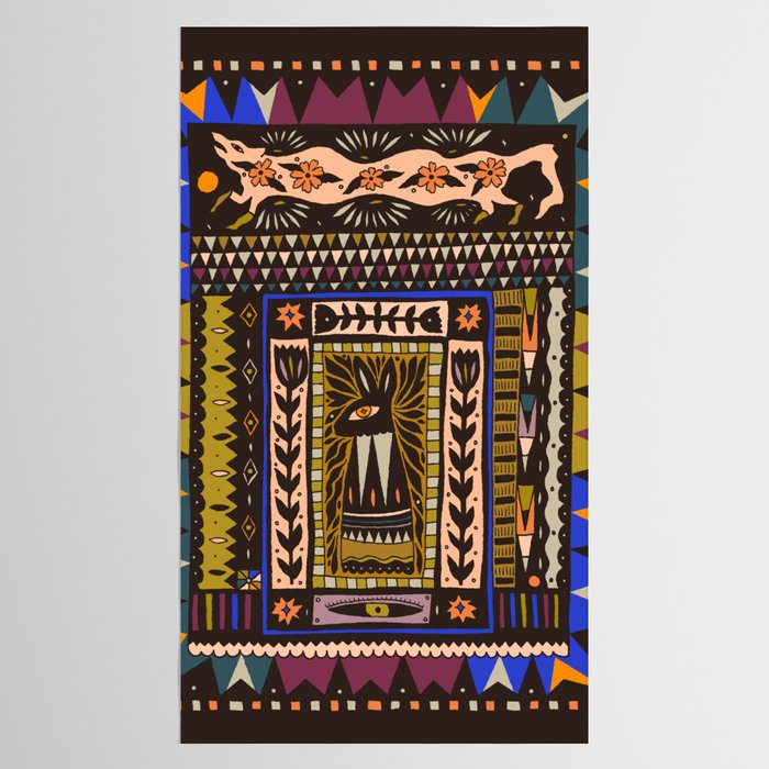 Wolf and The Rabbit Tablecloth Gallery Image 2