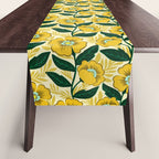 Yellow flower garden Table Runner Gallery Image 1