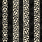 Canyon Stripe - black and cream Coffee Mug Gallery Image 2