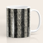 Canyon Stripe - black and cream Coffee Mug Gallery Image 1