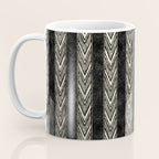 Canyon Stripe - black and cream Coffee Mug Gallery Image 3
