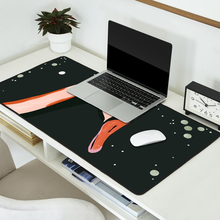 Night Swan Desk Mat Gallery Image 2